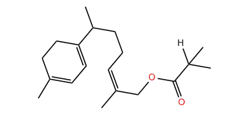 (Z)-gamma-Curcumen-12-yl isobutyrate